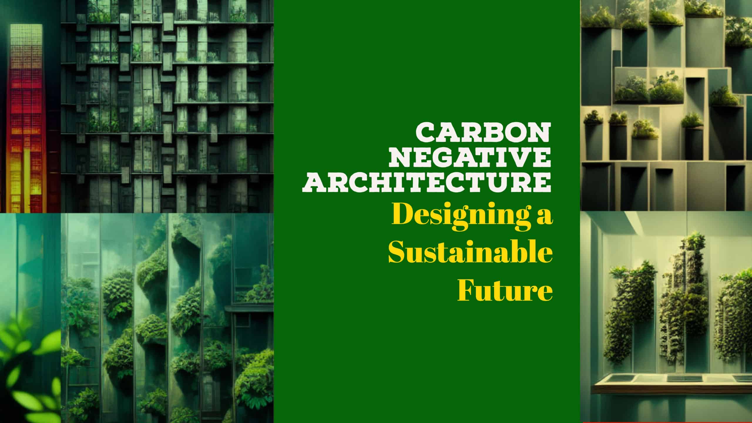 Carbon-Negative Architecture: Designing a Sustainable Future