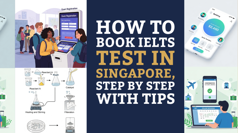 How to book IELTS test in Singapore, step by step with tips