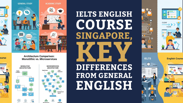 IELTS English course Singapore, key differences from general English for test takers