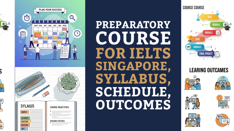 Preparatory course for IELTS Singapore, syllabus, schedule, outcomes
