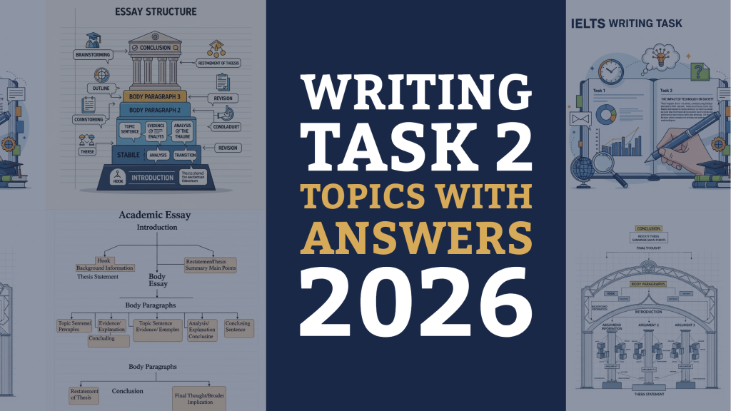 Activate 2 Topics IELTS Writing Task 2 Topics with Answers | Students Need