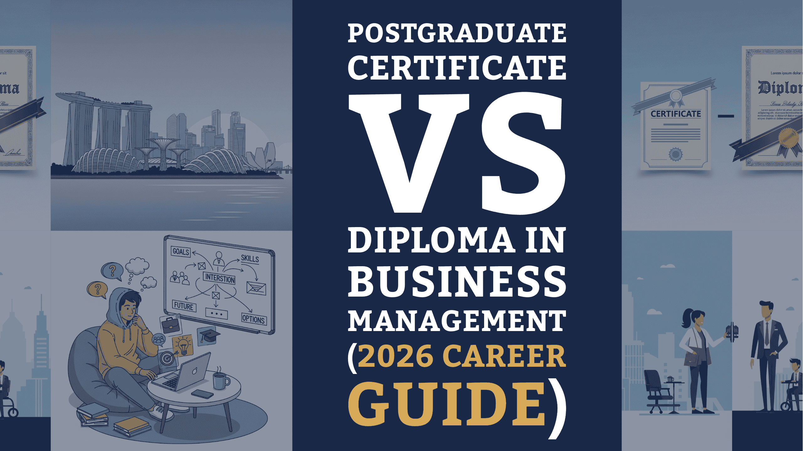 Postgraduate Certificate vs Diploma in Business Management (2026 Career Guide)