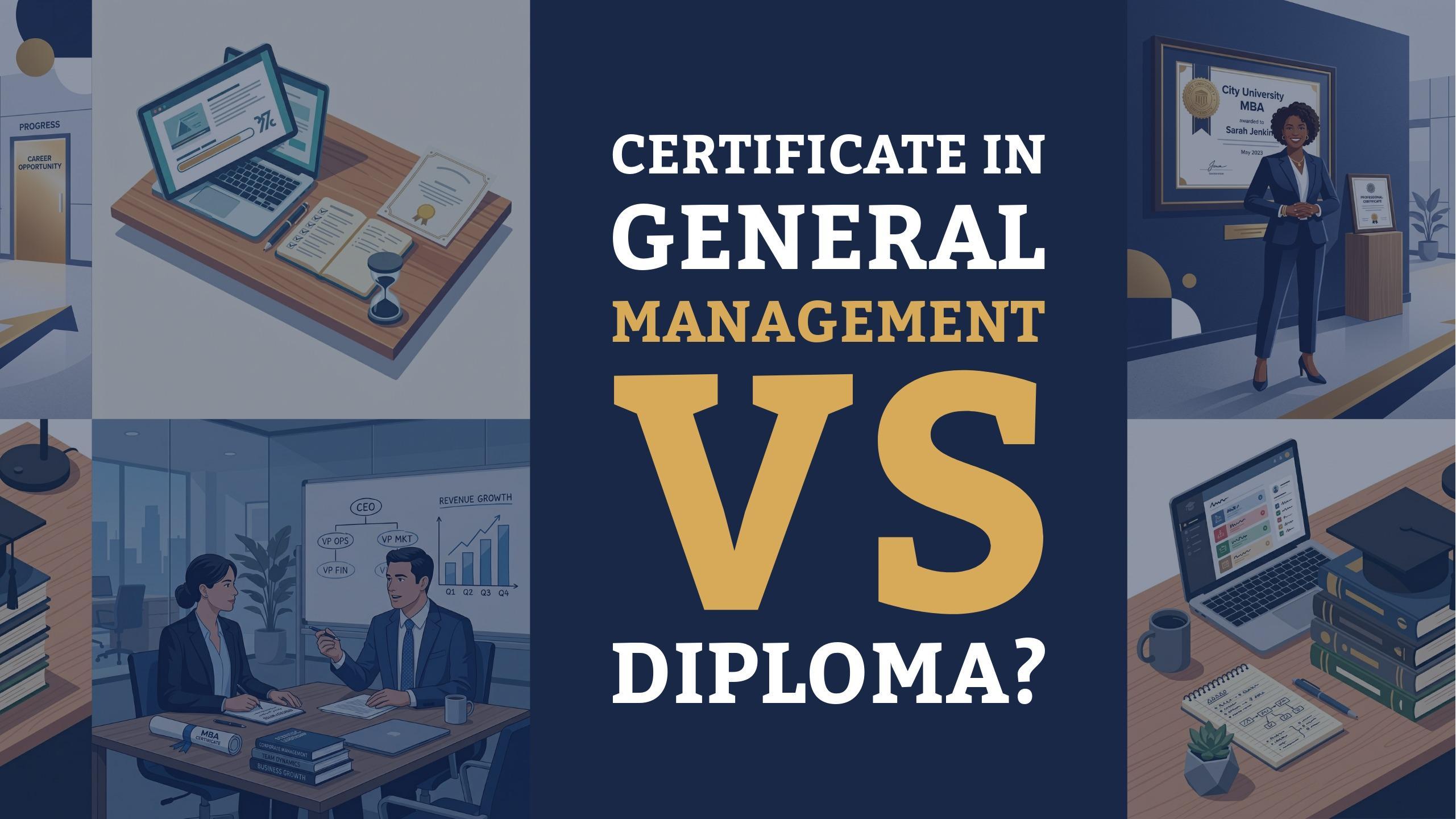Certificate in General Management vs Diploma in Singapore