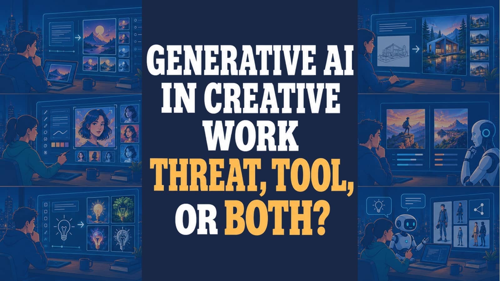 Generative AI in Creative Work: Threat, Tool, or Both?