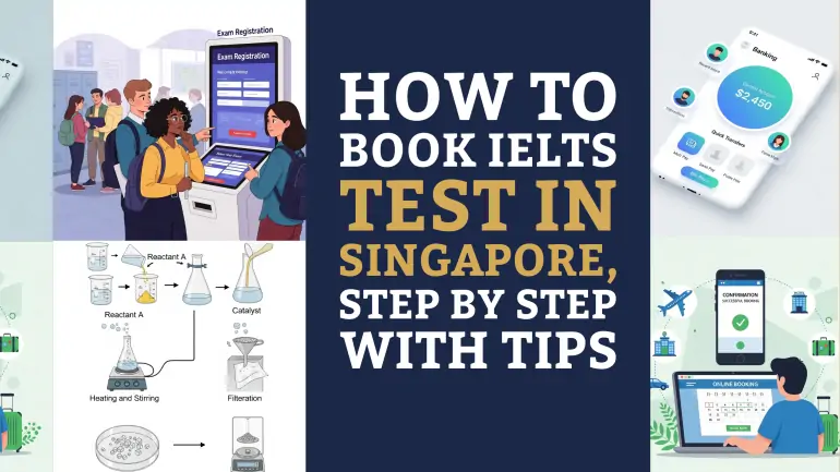 How to book IELTS test in Singapore, step by step with tips