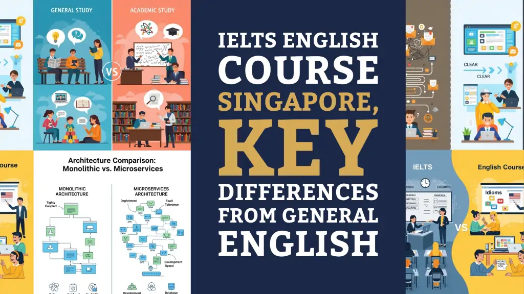 IELTS English course Singapore, key differences from general English for test takers 2 IELTS English course Singapore