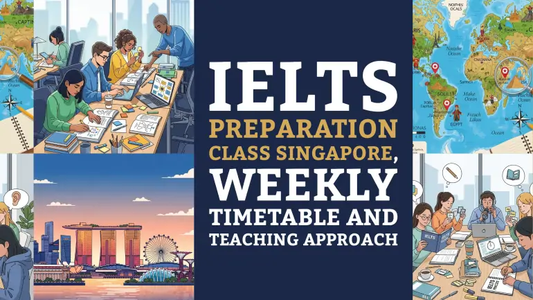 IELTS preparation class Singapore, weekly timetable and teaching approach