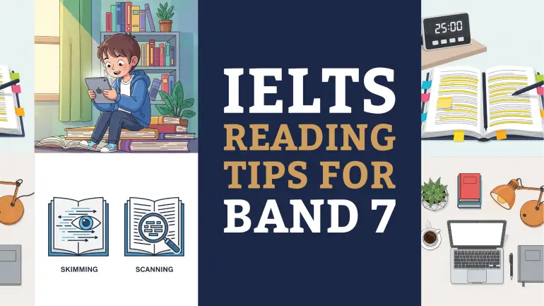 IELTS Reading tips for band 7