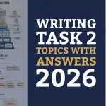 IELTS Writing Task 2 Topics with Answers (2026): What Students Actually Need to Prepare